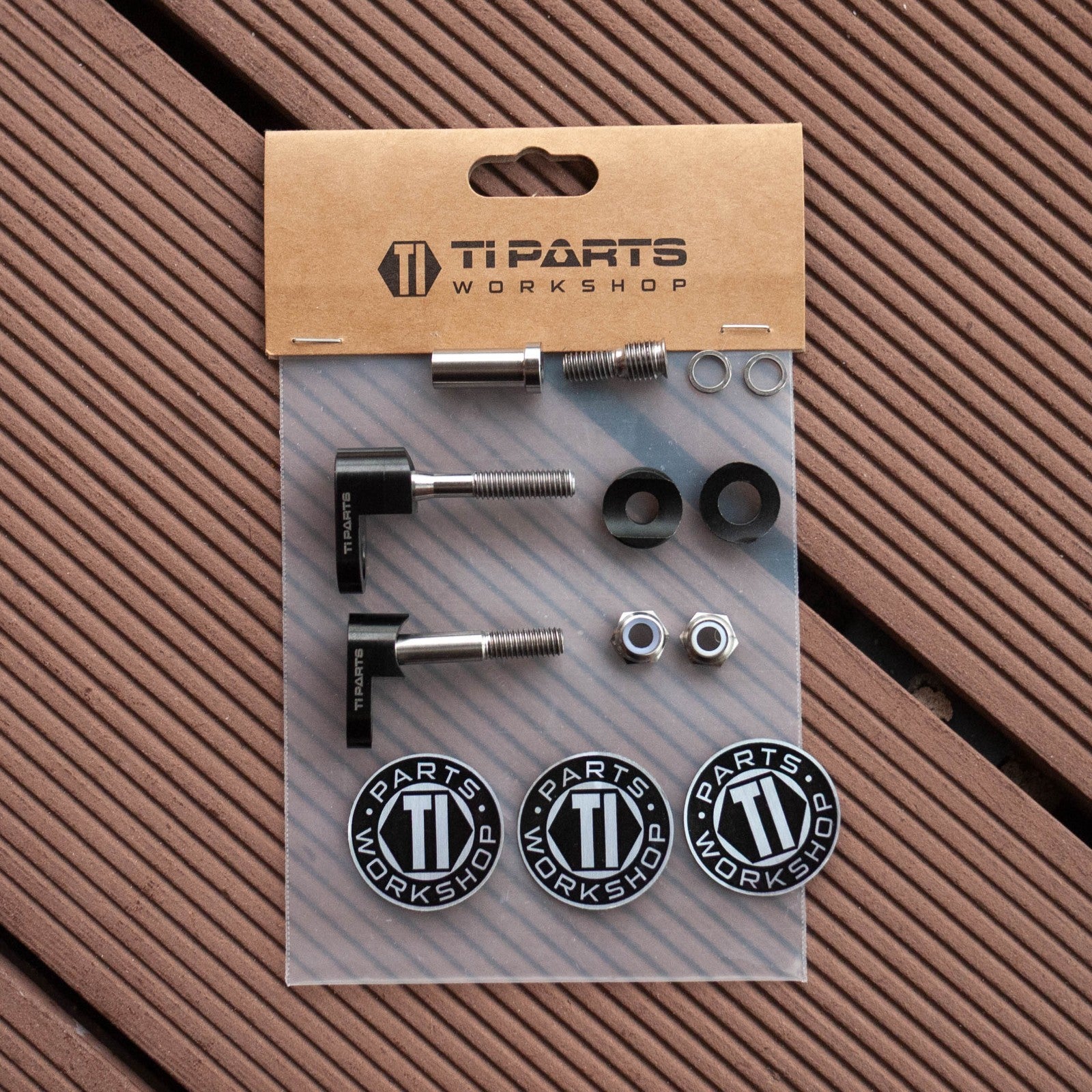 Brompton Bike Ti Parts Workshop Titanium eeBrake Adapter Regular Mount Black