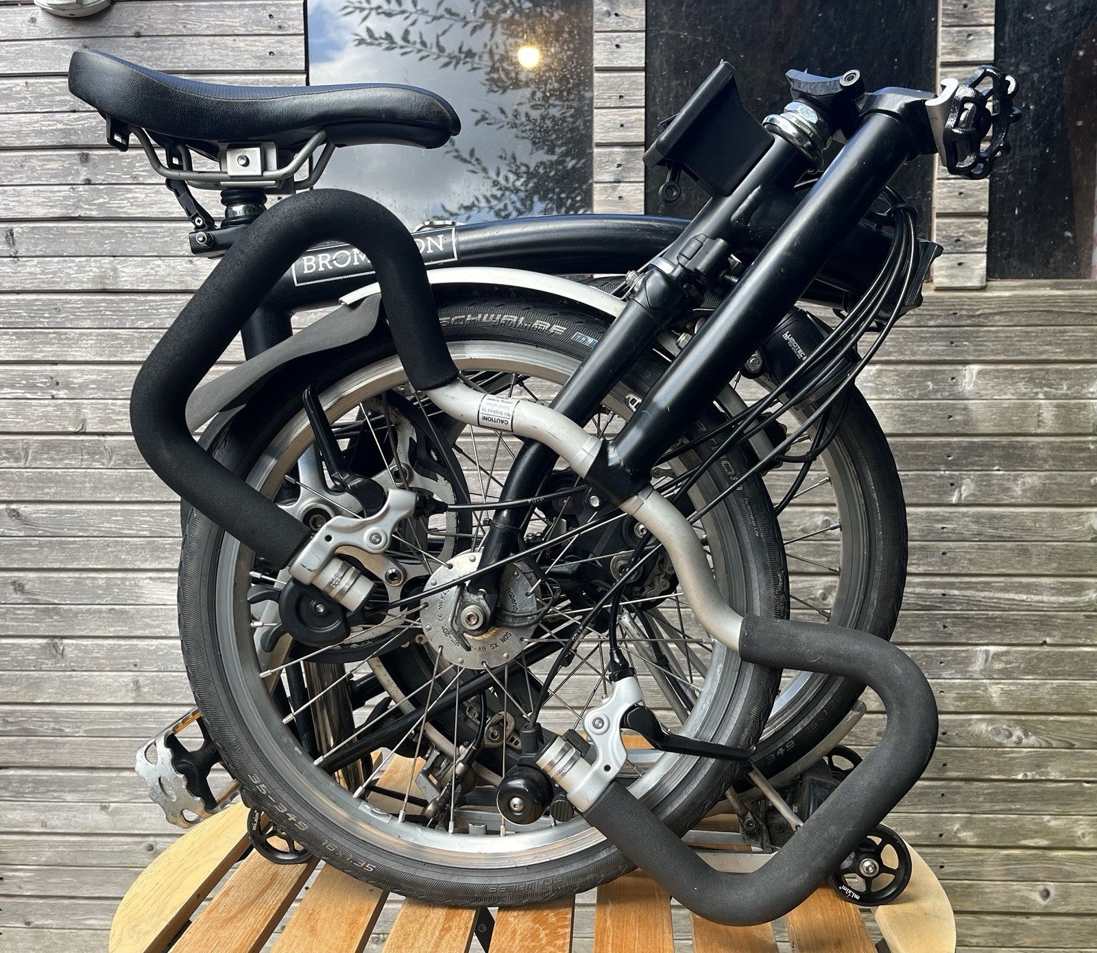Brompton P6R with Son Dynamo lights and full set of bags