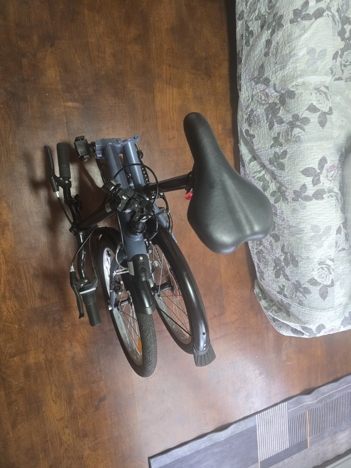 BTWIN Tilt 120 Grey Folding Bike - collection from LS10 OR KT1