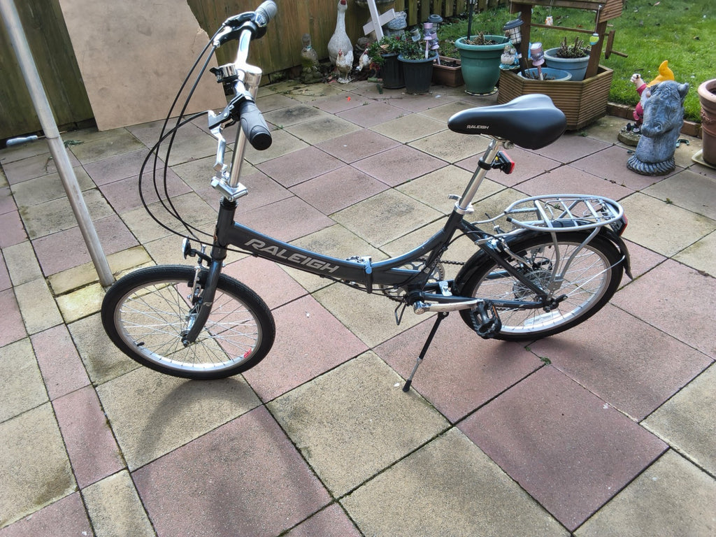 Raleigh EV07SP Folding Bicycle 20" Wheels, Unisex, Working Order