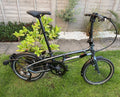 Tern BYB P8 20in Folding Bike 8-Speed Grey/Black Rear Rack Mudguards