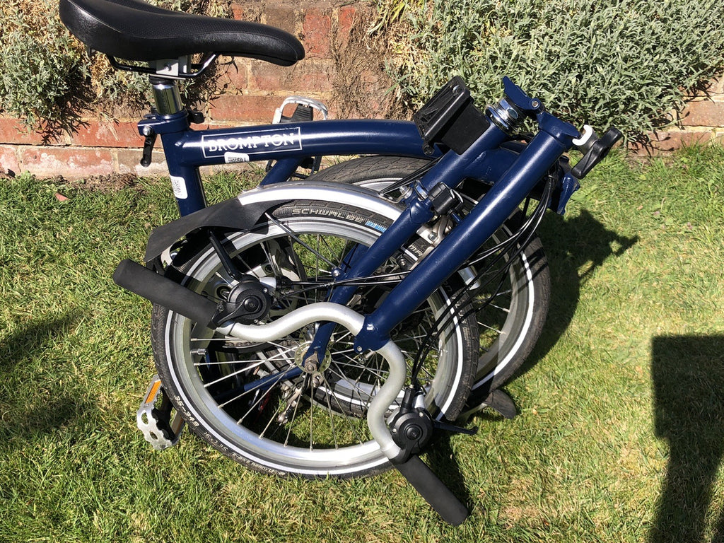 brompton folding bike 6 speed c line