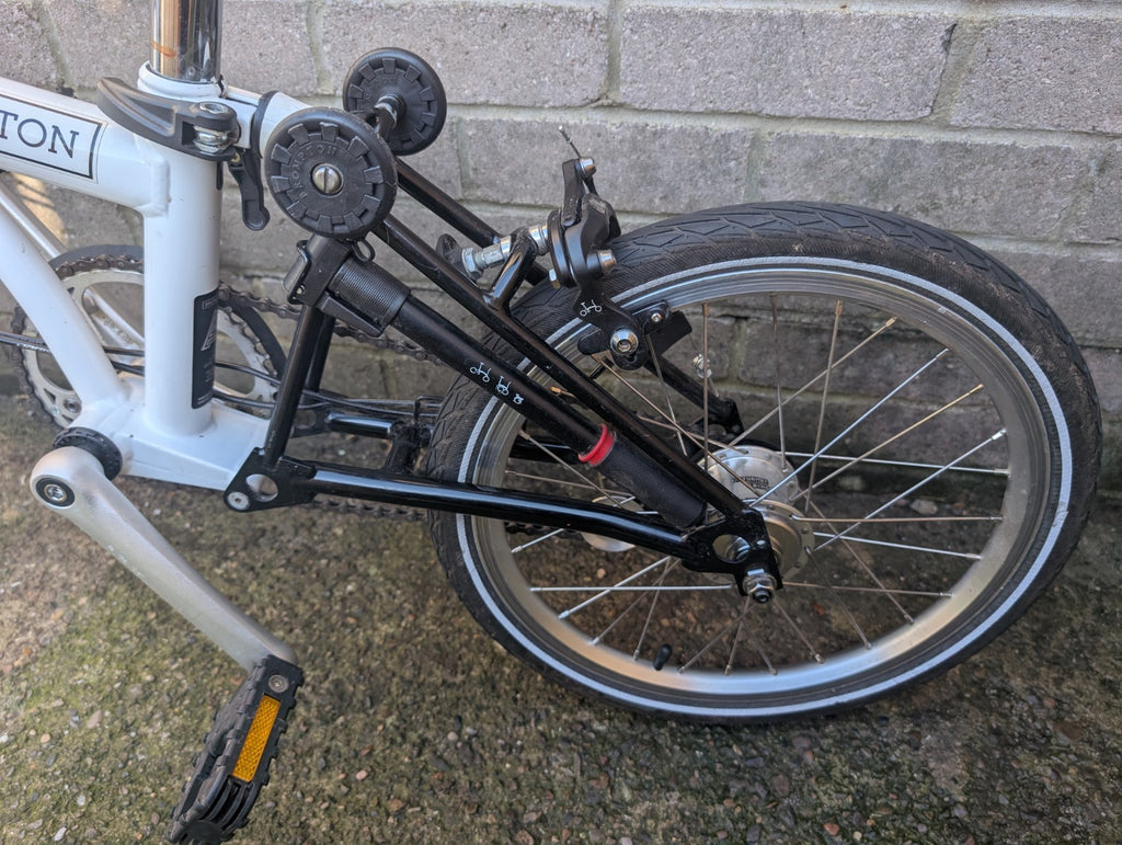 Brompton A-Line 3-Speed Folding Bike white 2022 model