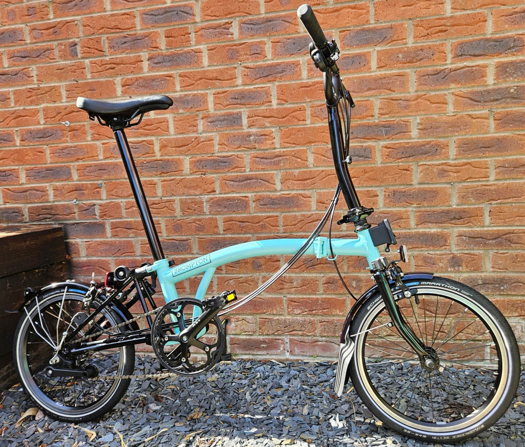 Brompton C Line Explore M6L Black Edition Turkish Green Excellent