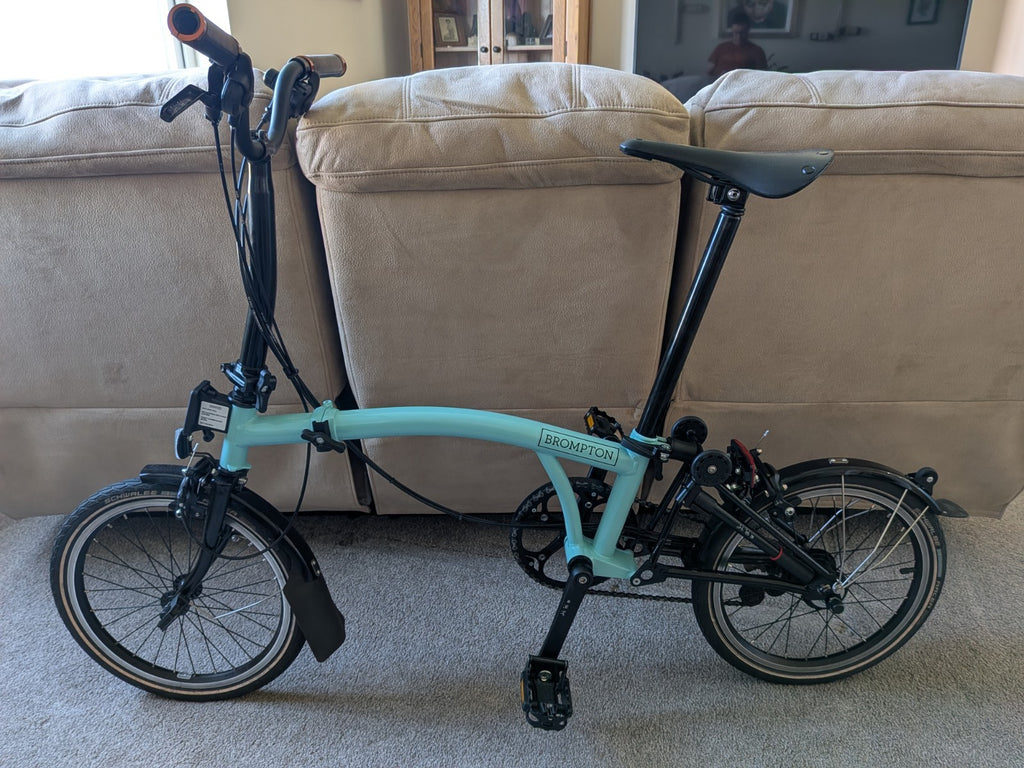 Brompton M6L (C-Line) Black Edition Turkish Green with Upgrades, Rare & Pristine