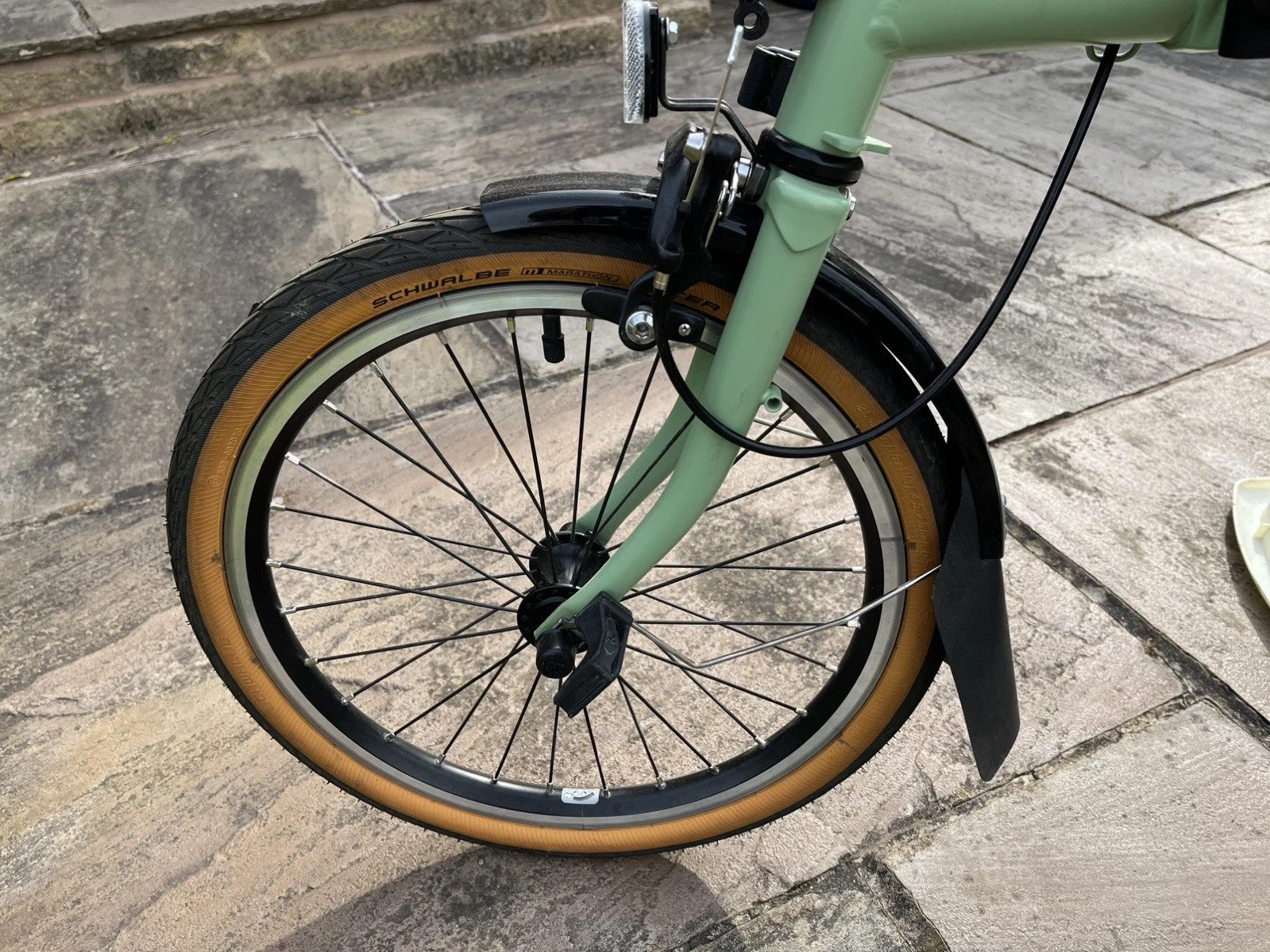 Brompton C Line H6R (6 Speed) folding bicycle - SAGE GREEN (MINT CONDITION)