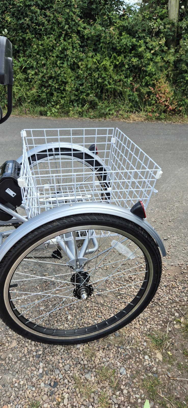 Scout Electric Folding Tricycle in Silver