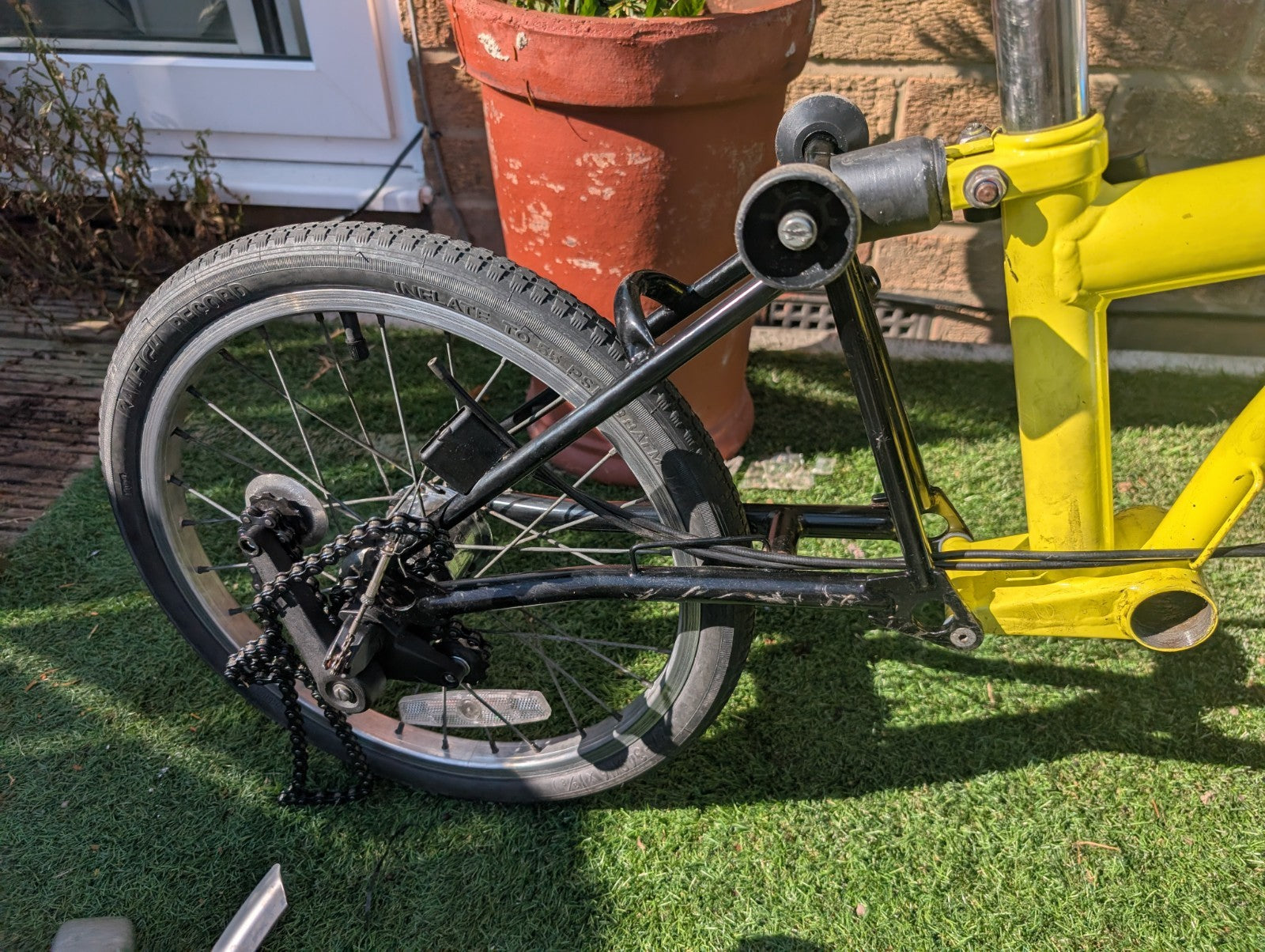Brompton 1998 C Line T5 Folding Bike 5 Speed plus parts requires assembly