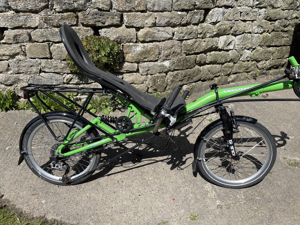 HP Velotechnik GrassHopper FX - FOLDING- Recumbent Bike - WILL SHIP