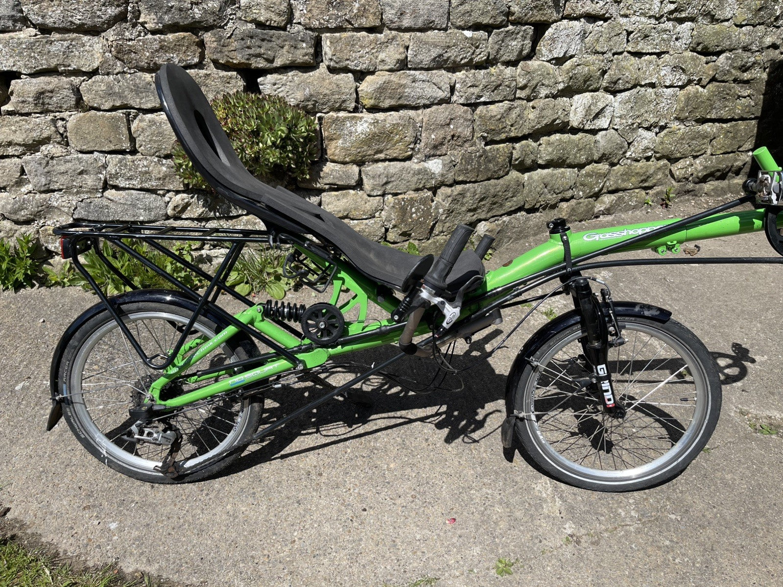 HP Velotechnik GrassHopper FX - FOLDING- Recumbent Bike - WILL SHIP