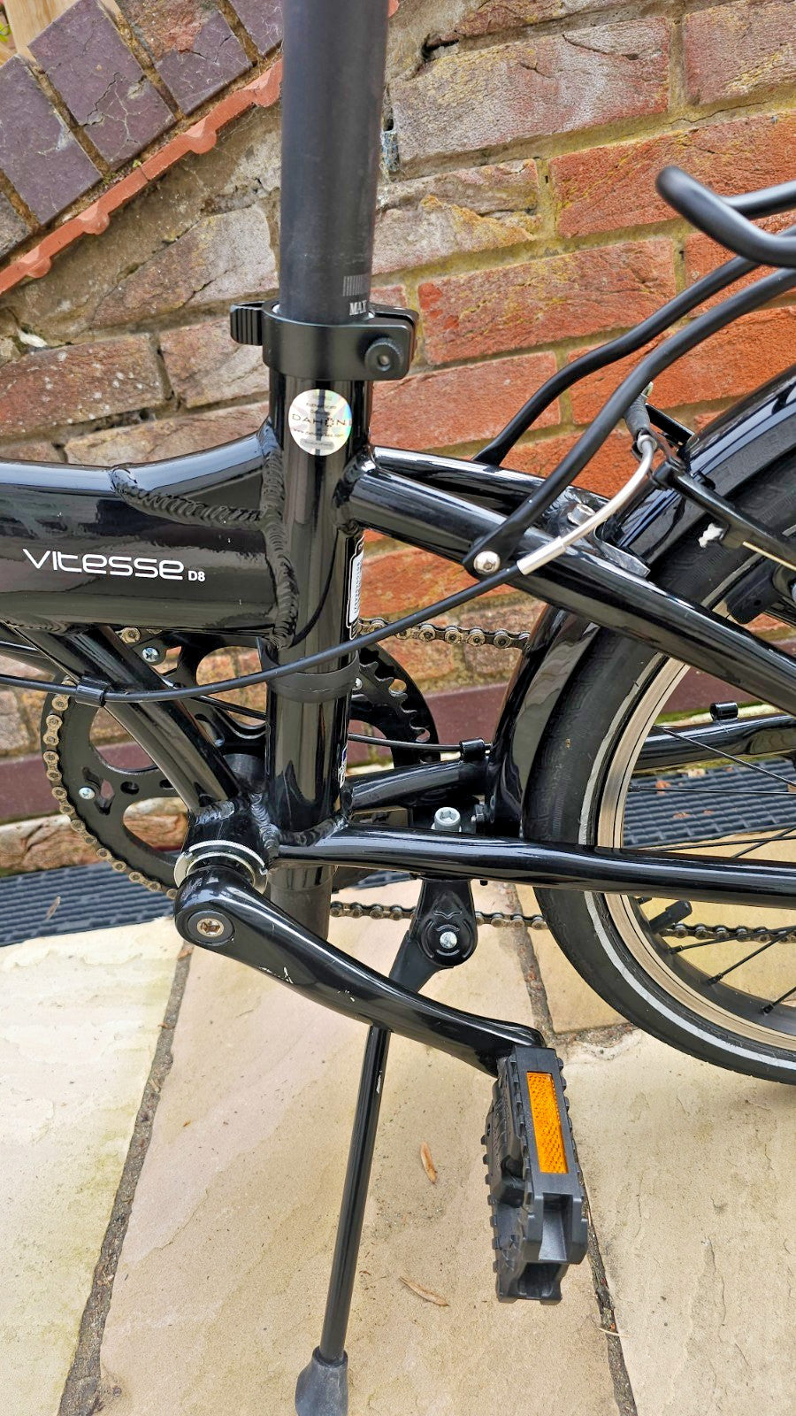 Dahon Vitesse D8 Folding Commuter Bike, Obsidian black - Pro-Serviced V.G.C