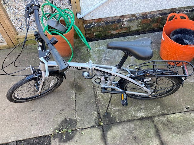 Ammaco Pakka Lite 20 Inch Wheel 6 Speed Alloy Folding Bike Silver