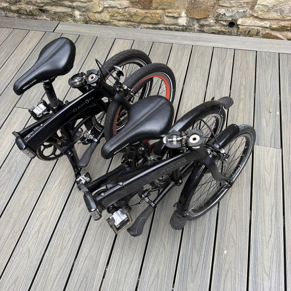 Pair of Dahon Folding Bikes In Perfect Working Order.