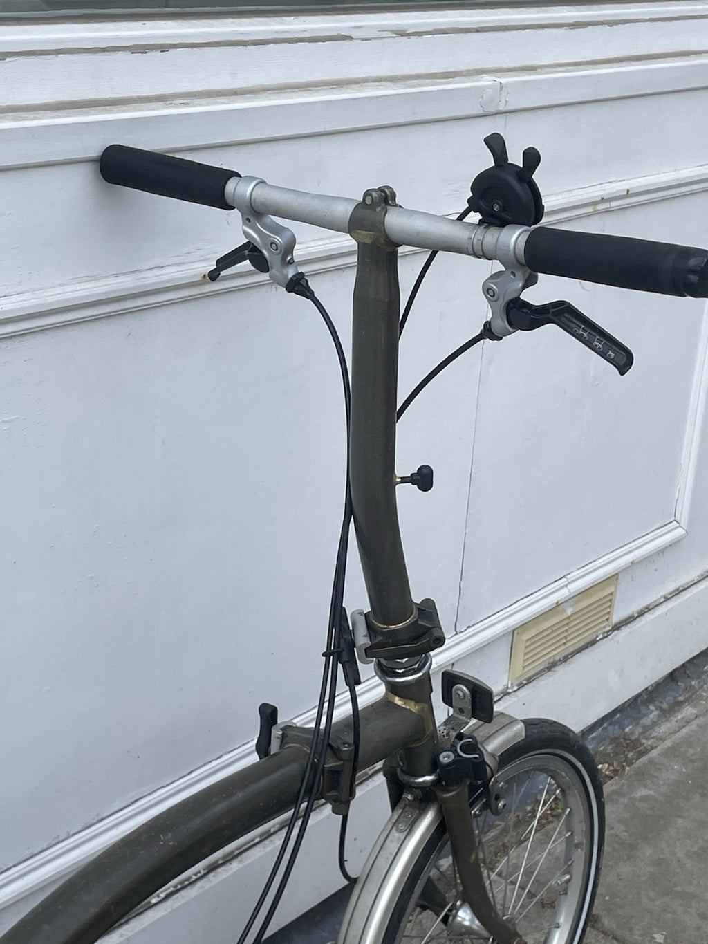Brompton S3R 3-Speed Folding Bike - Raw Lacquer