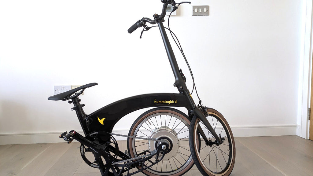 Hummingbird (now Prodrive) Carbon Fibre Folding bike with Zehus hub