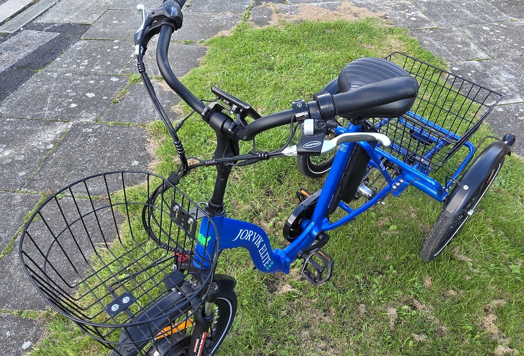 jorvik folding electric tricycle in superb condition Elite E Jete 20