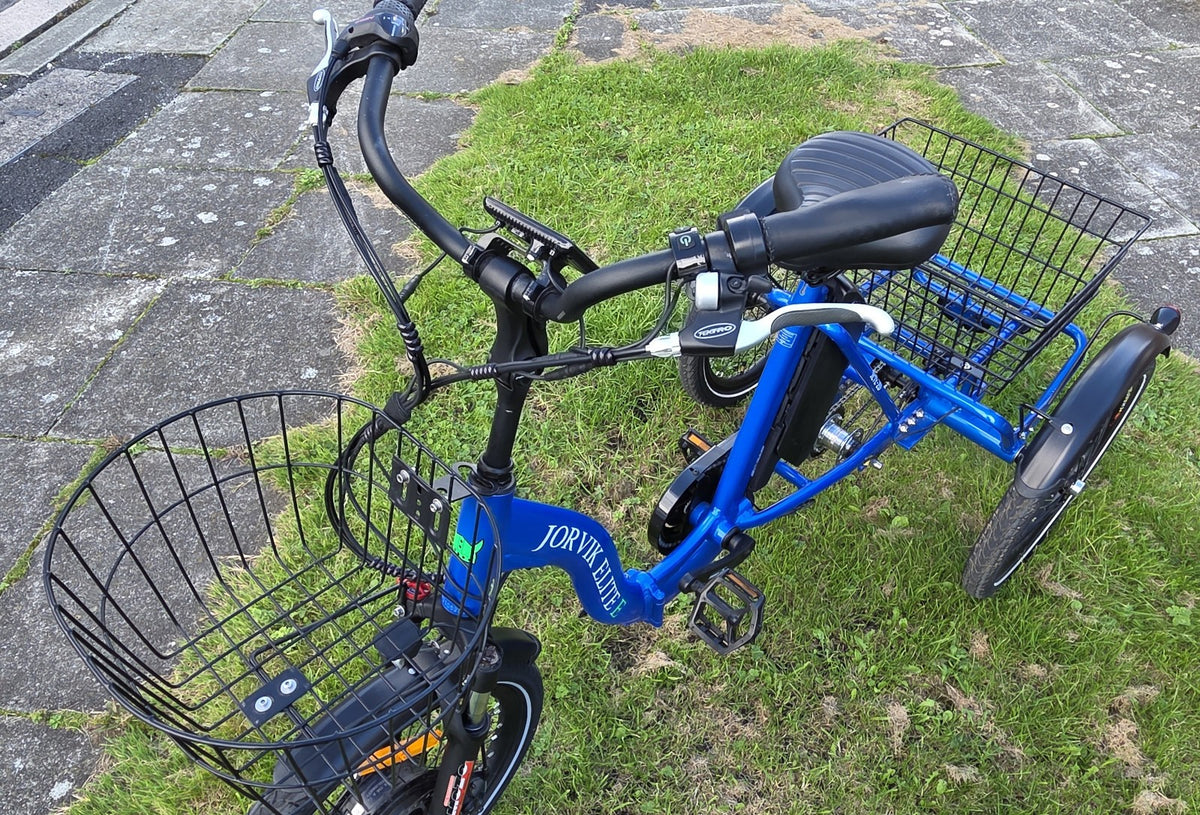 jorvik folding electric tricycle in superb condition Elite E Jete 20