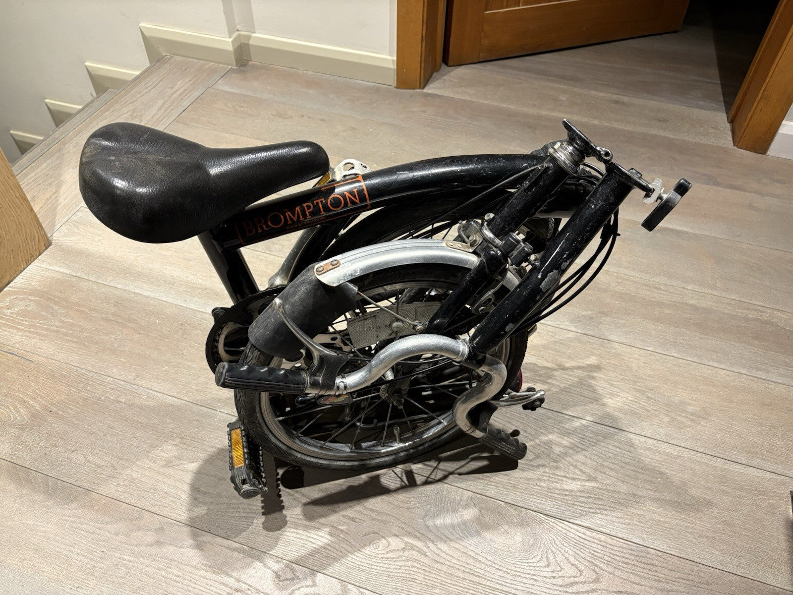 Brompton Folding Bike 3-Speed, Black