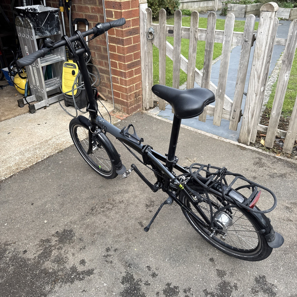 Tern Link D7i  Folding Bike 7-Speed V-Brakes Rack Mudguards Black/Grey
