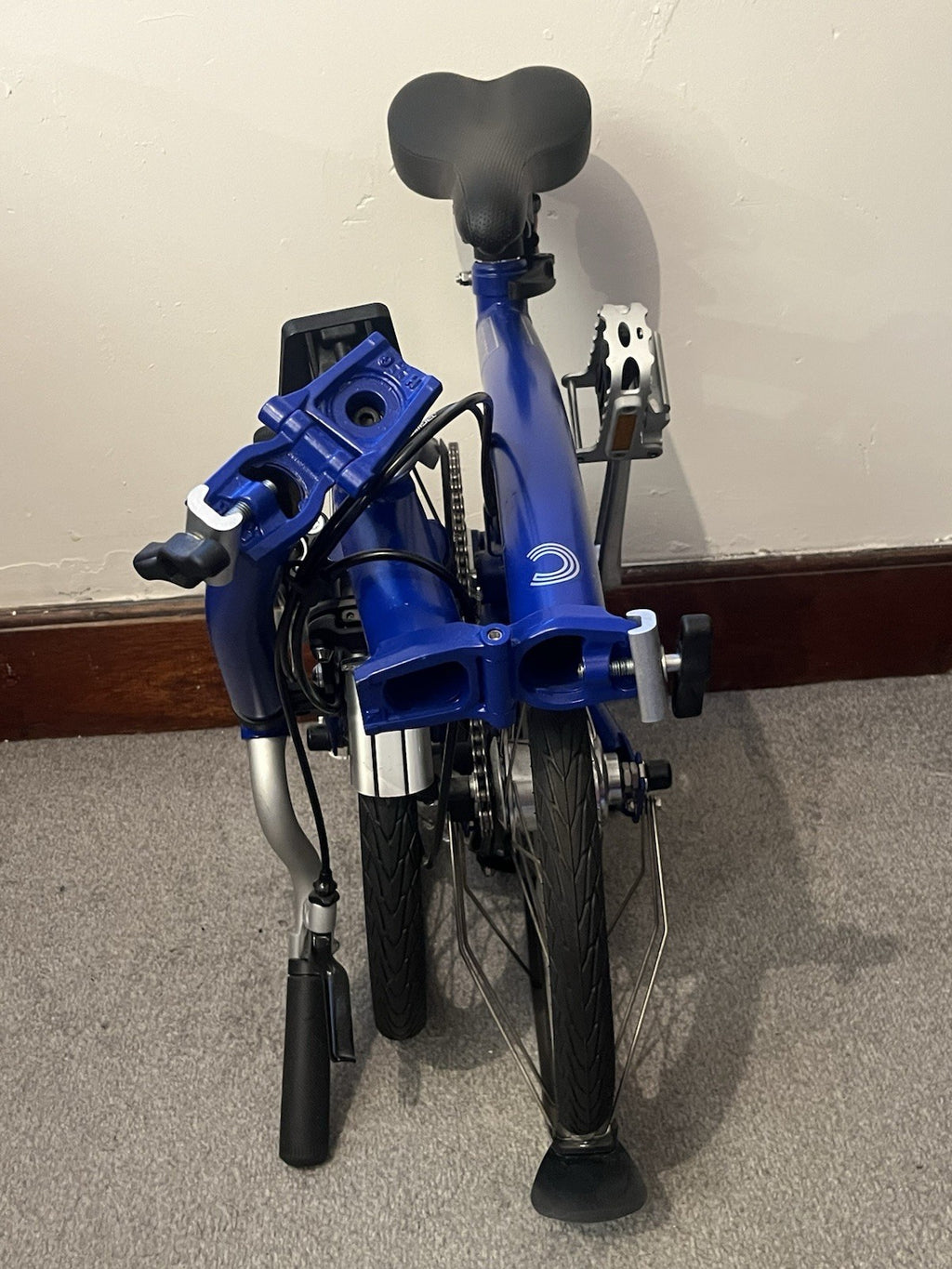Brompton Piccadilly Blue 3 Speed Bicycle - MINT - Never Used