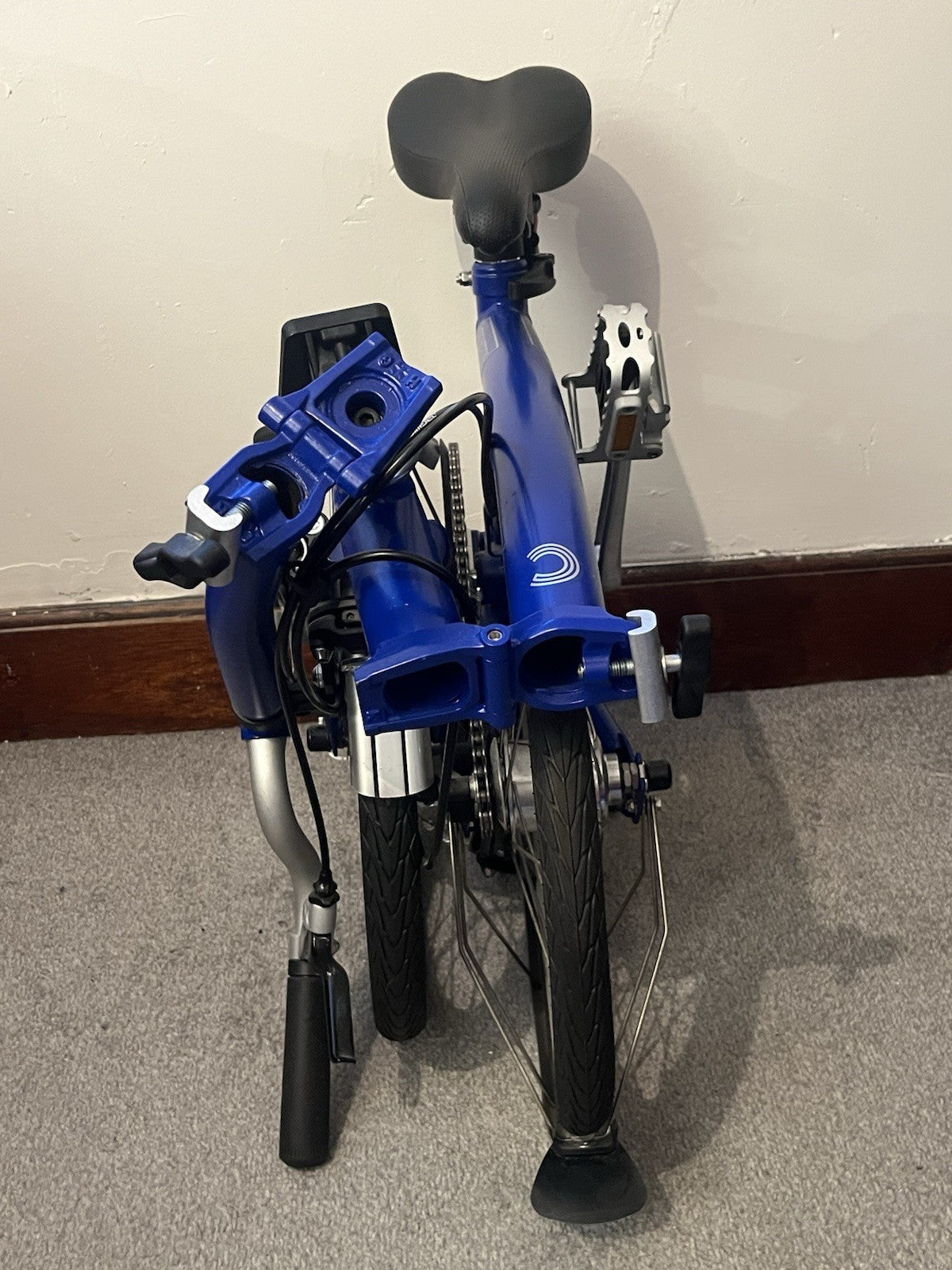 Brompton Piccadilly Blue 3 Speed Bicycle - MINT - Never Used