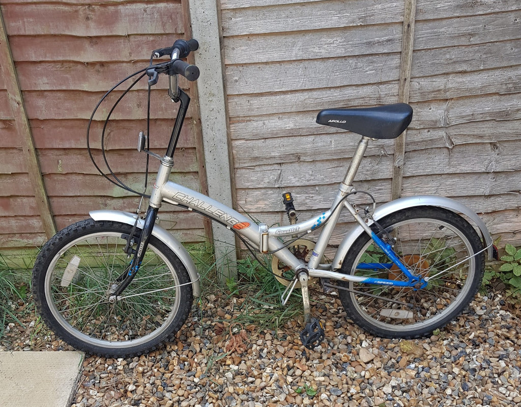 Challenge Folding Shopper Bike 6 Speed 20" Wheels Used Working