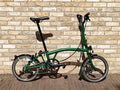 2024 Brompton C Line 6 Speed Folding Bike – Racing Green – Great Condition