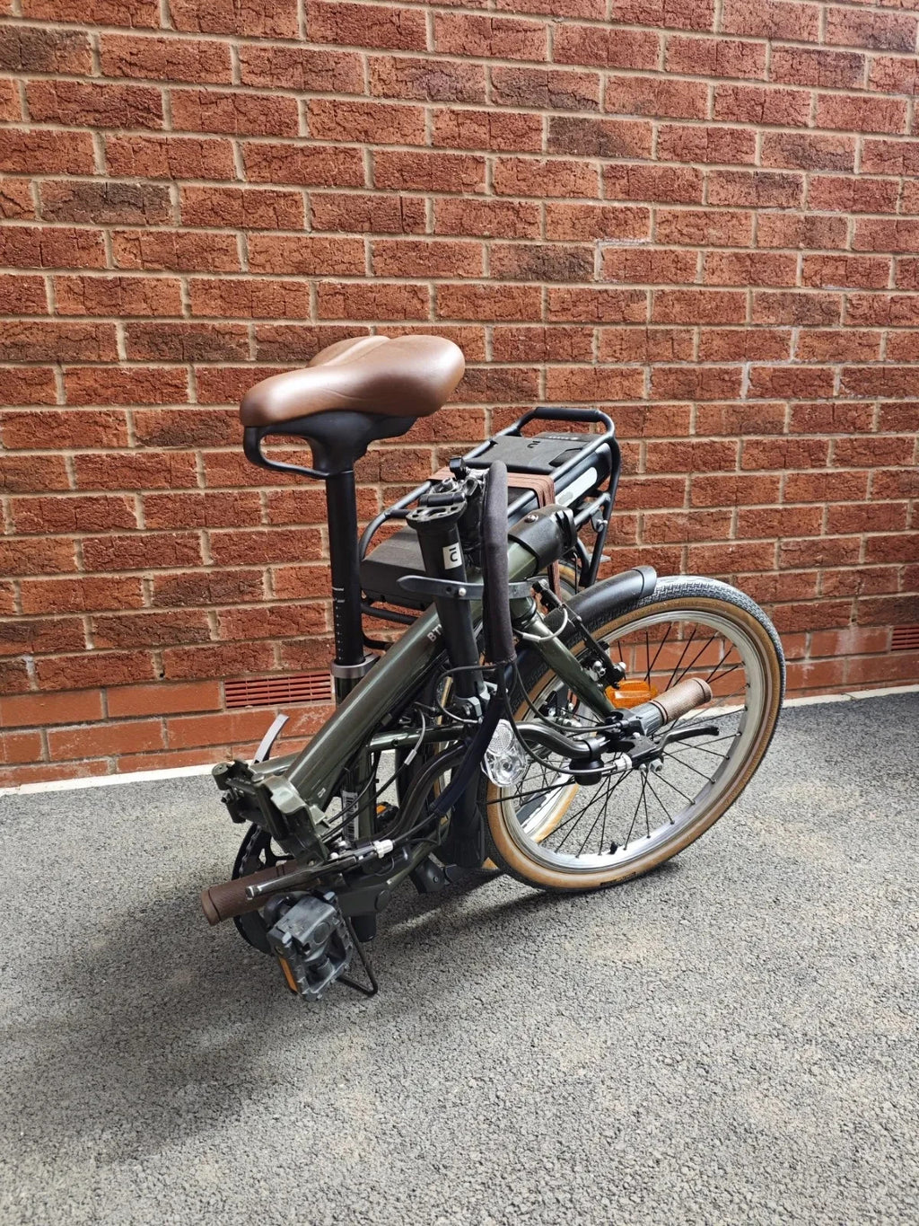 FOR SALE: 2 X BTWIN ELECTRIC FOLDING BIKES E-FOLD 500 GREEN