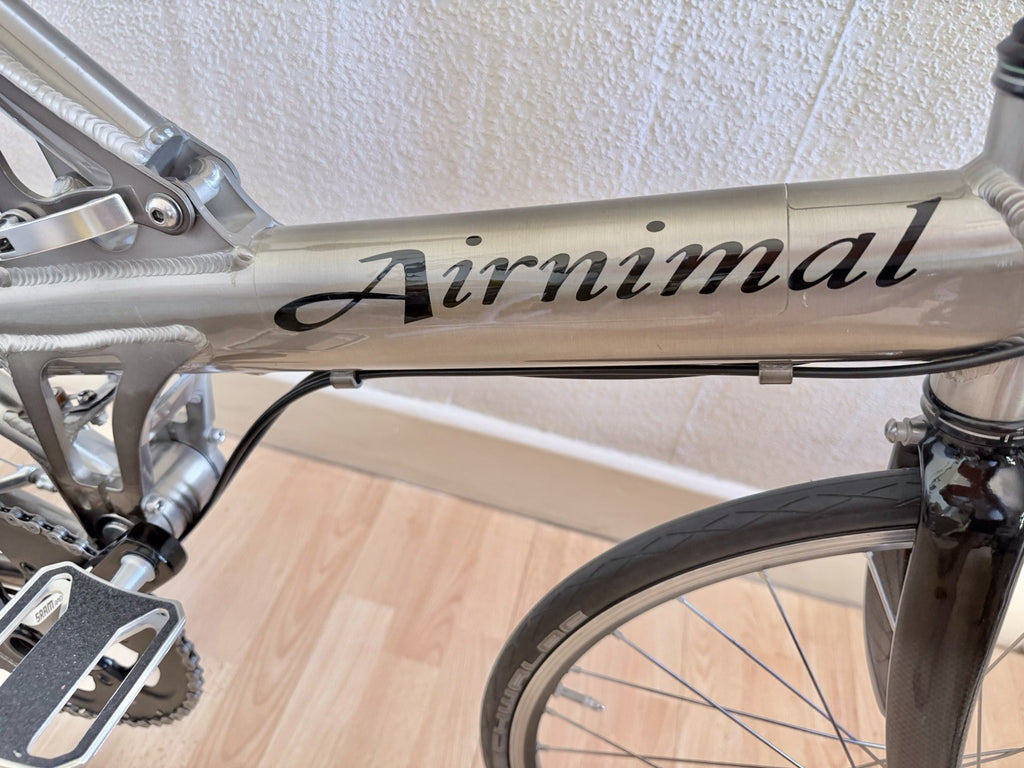 Airnimal Chameleon Folding Bike. Very Rare Naked Lacquer Finish. Stunning!