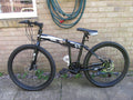 BIKE MOUNTAIN 26"  WHEELS BI FOLD UNISEX-EXCELLENT CONDITION