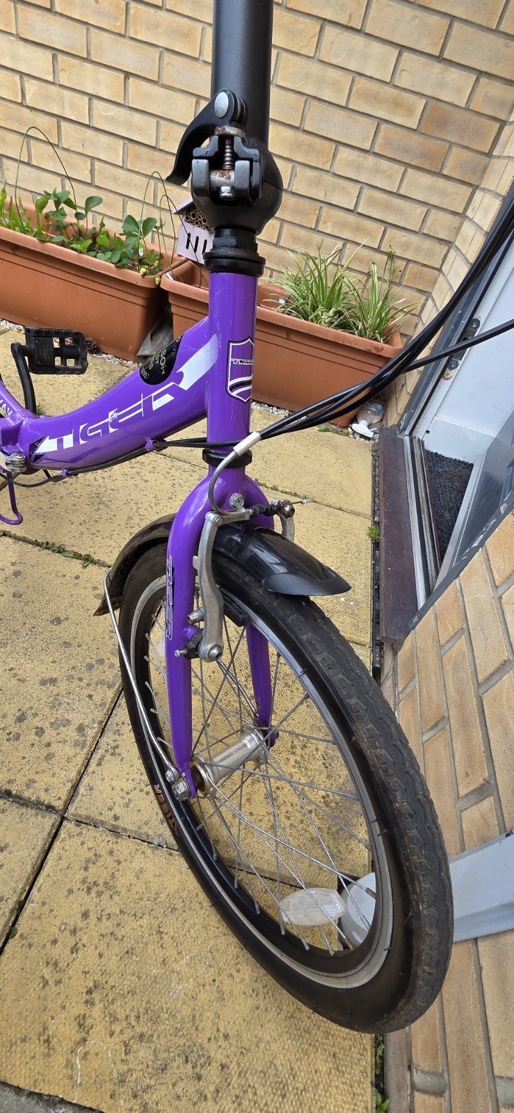 Tiger Foldaway 20" Wheel Folding Bike - 6-Spd Shimano - Purple - Great Condition