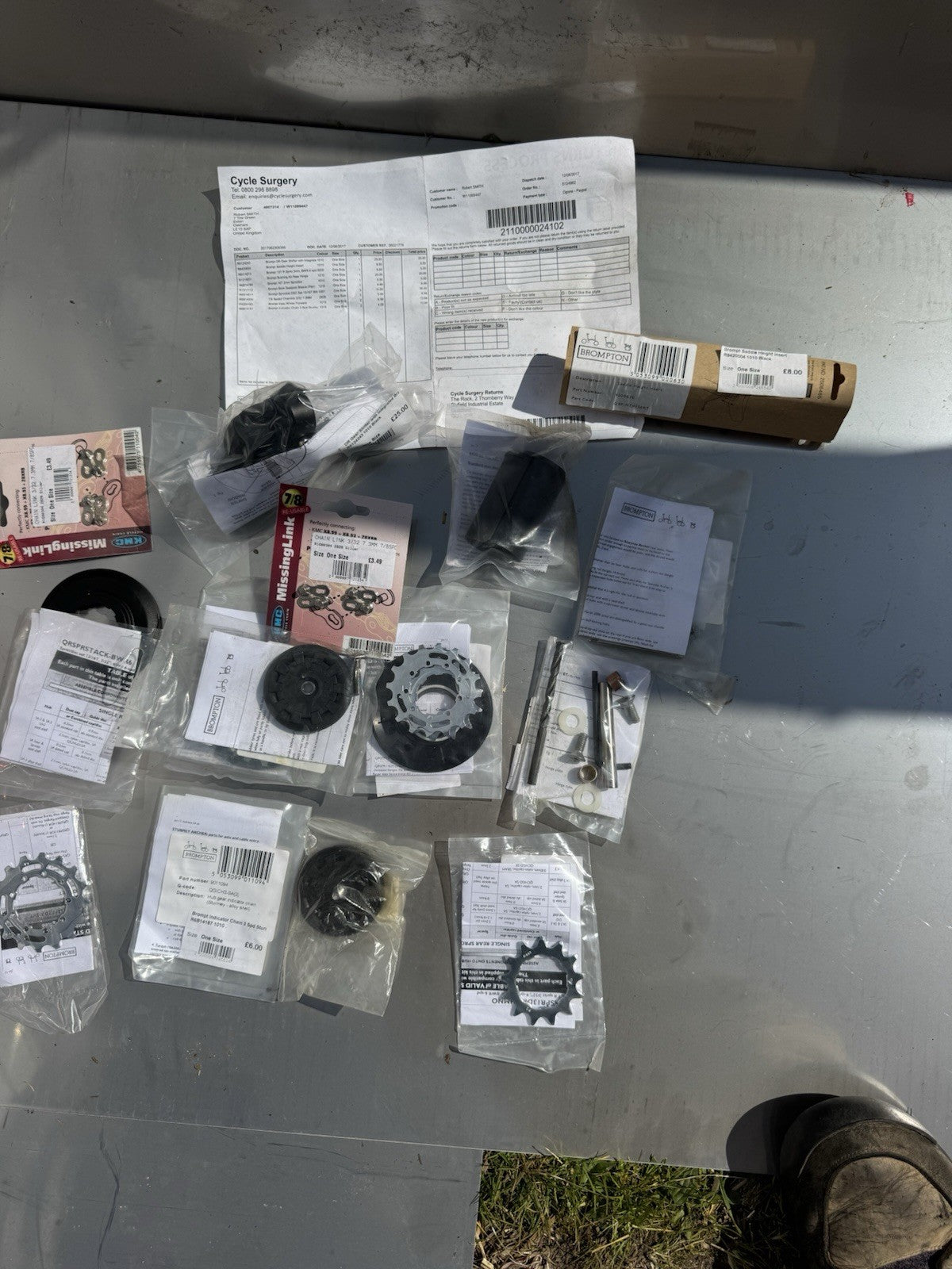 BROMPTON Various Parts Cost £135 - All NEW