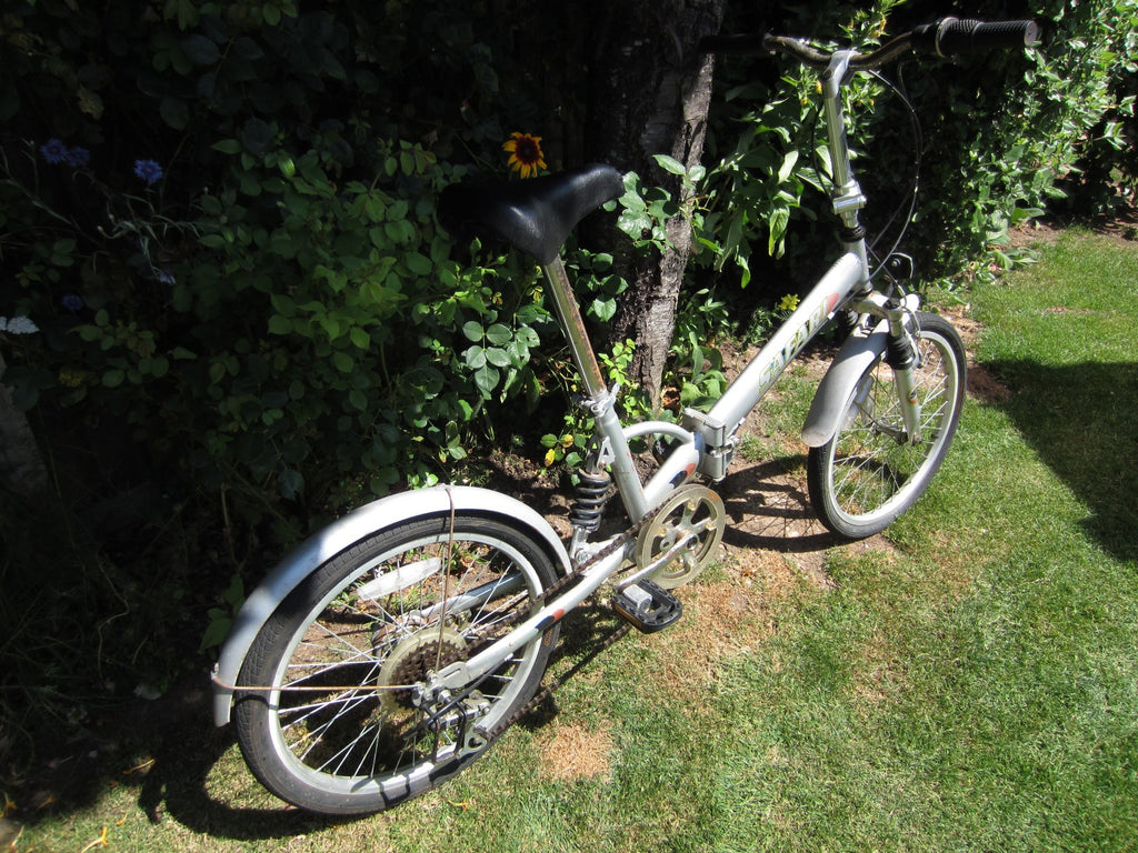 SAFARI FOLD UP BIKE UNISEX FULL SUSPENSION 7 SPEED 20' FOLDING BICYCLE BARGAIN