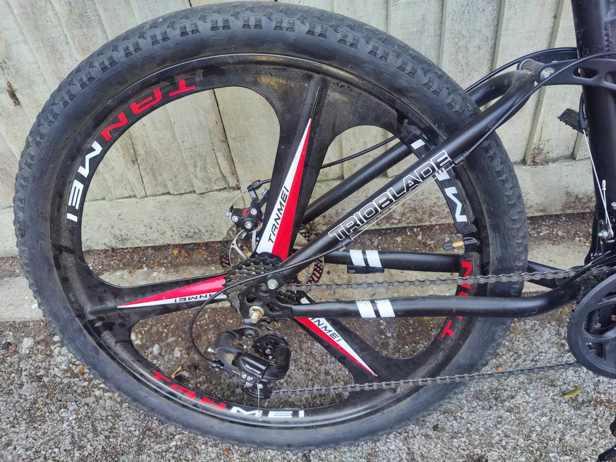 Trioblade 650B Folding MTB 21 Speed Full Suspension Disc Brakes - Needs Repair