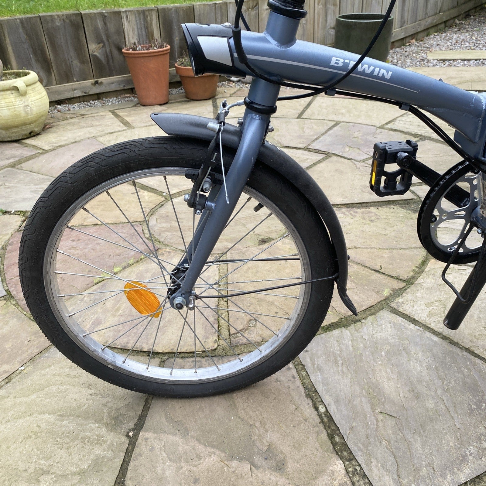 Decathlon Btwin 20" Folding Compact Commuter Bike