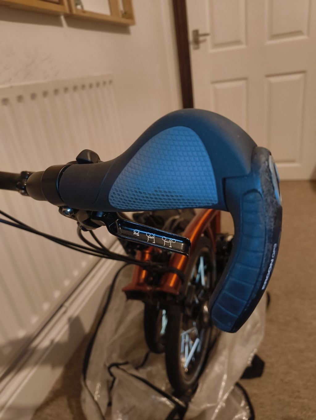 Brompton M6L 2022 Black Edition Flame Lacquer +Dynamo Lights, Large Bag And More