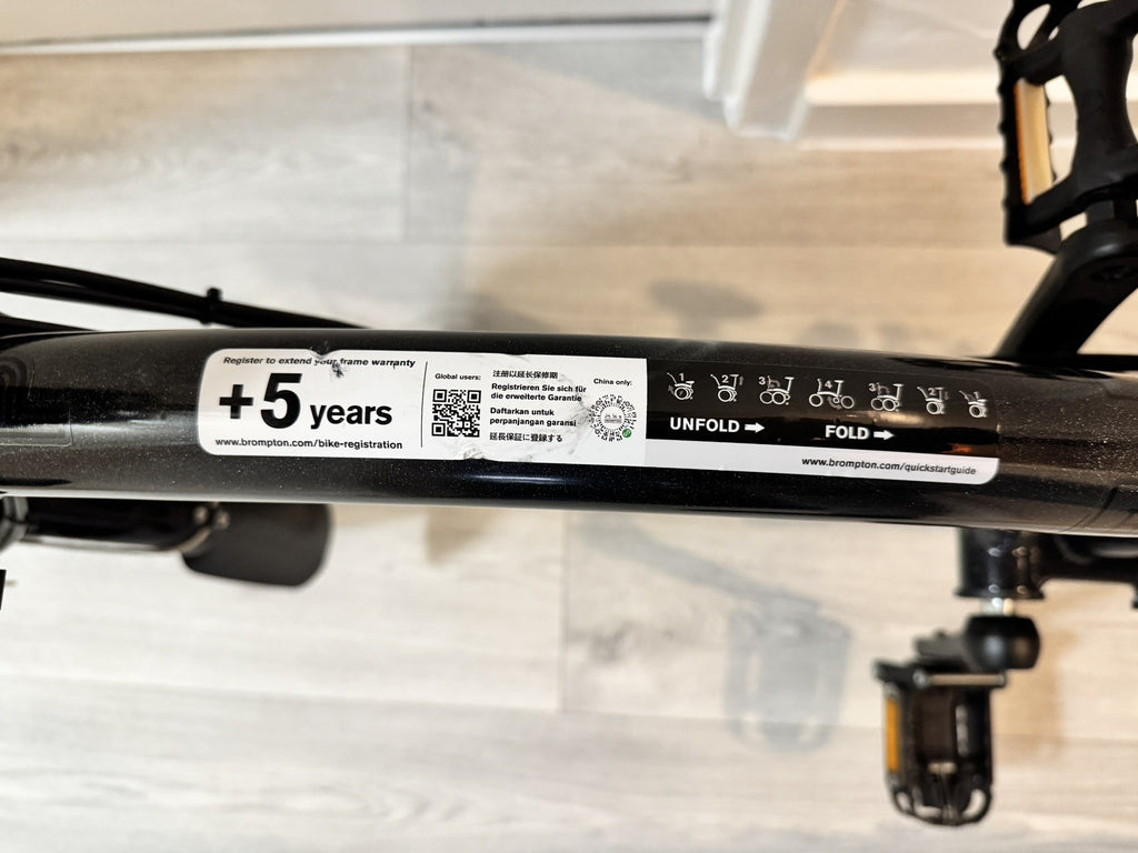 BRAND NEW Brompton P Line Electric Urban Folding Bike - titanium super light