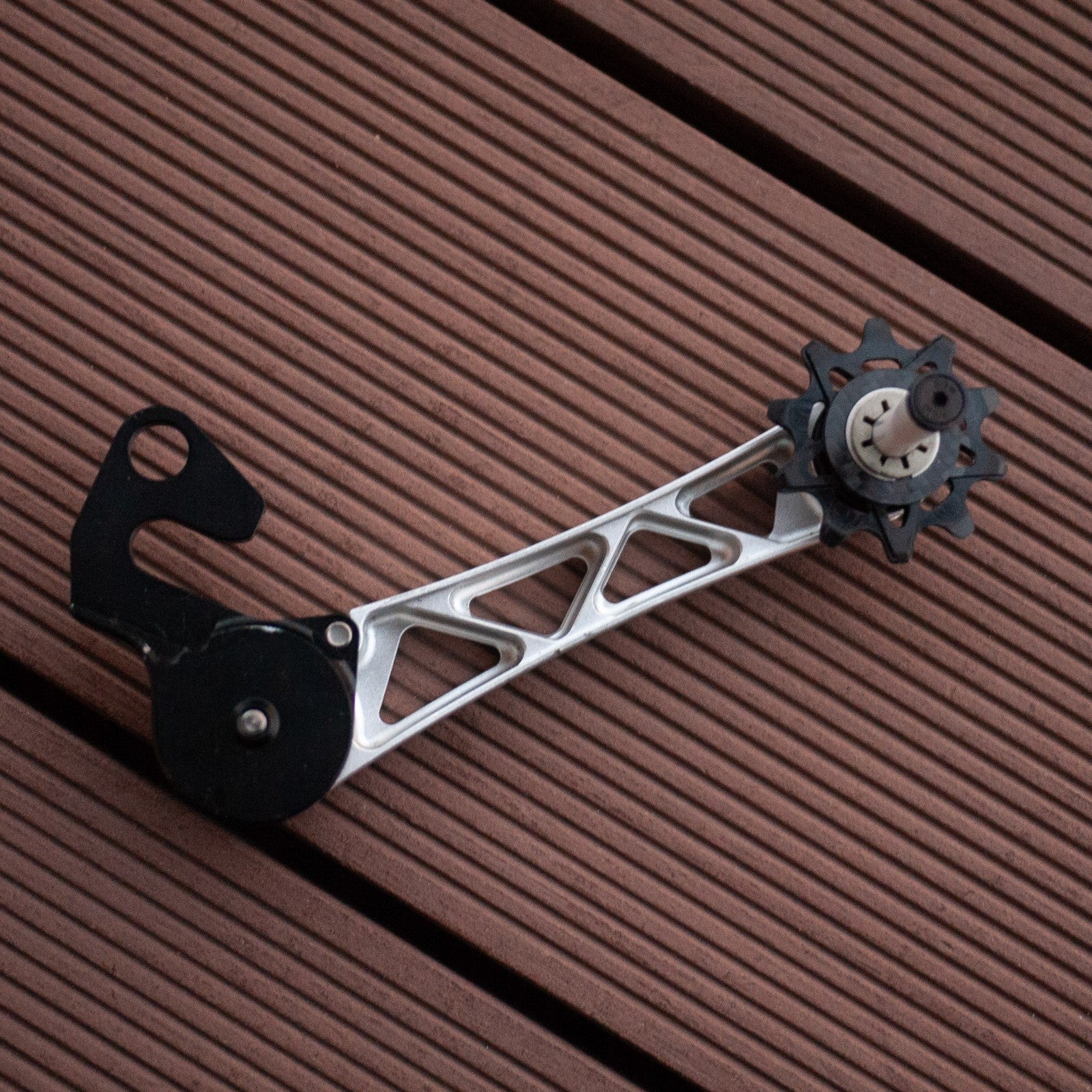 Brompton Tensioner H&H Advance CNC Chain Tensioner C/P/T line Ceramic V3 Silver