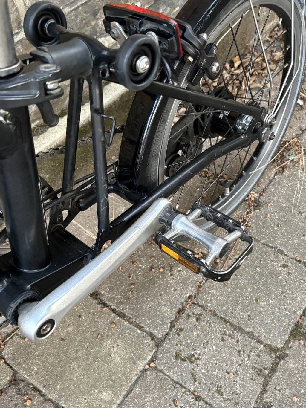 Brompton 2020 Folding Bicycle - S6L - Matte Black With Mudguards - Used
