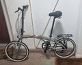 Raleigh Evo 20in Folding Bike Grey/Black Small Flat Bar Rear Rack