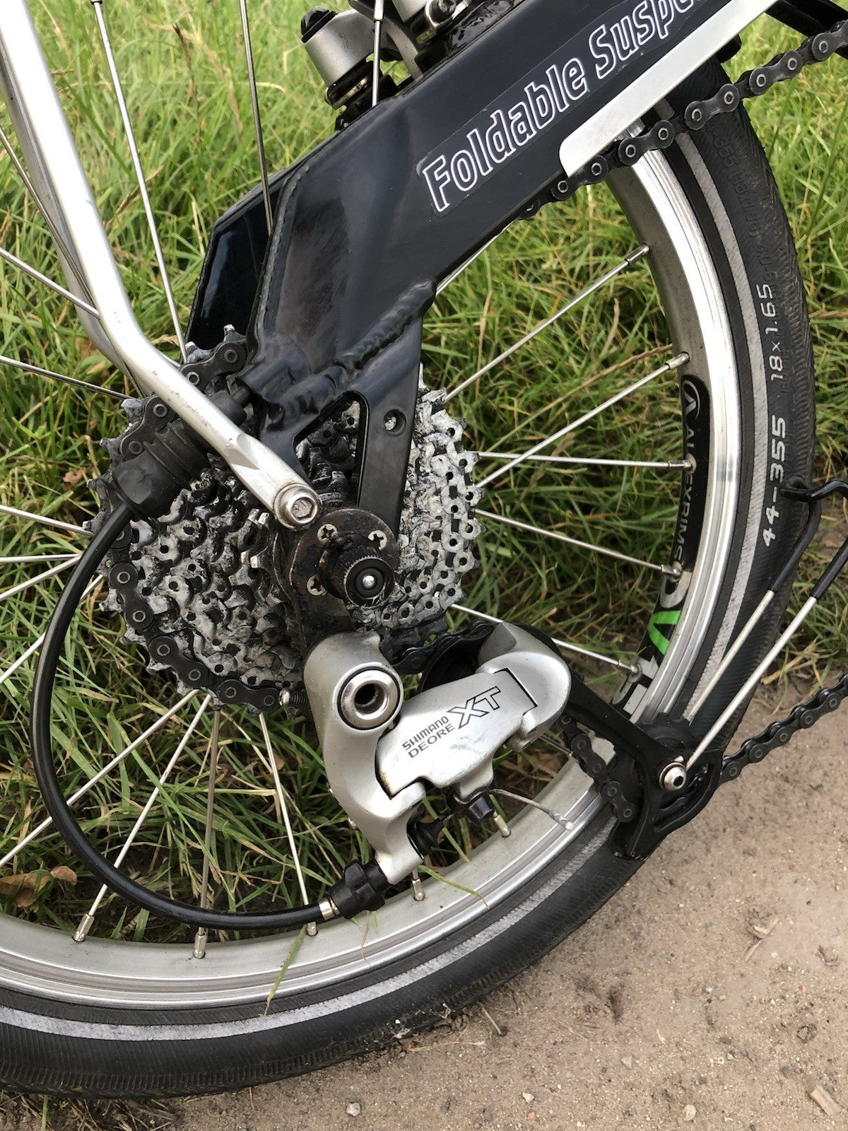 Birdy folding bike.