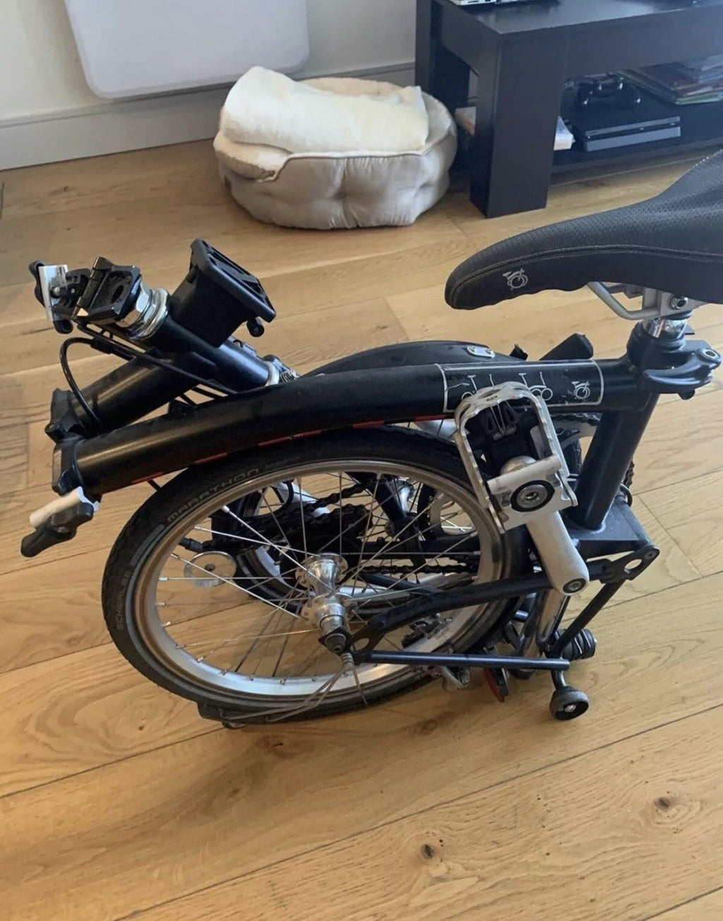 Brompton Folding Bike - Black - Good condition M3L