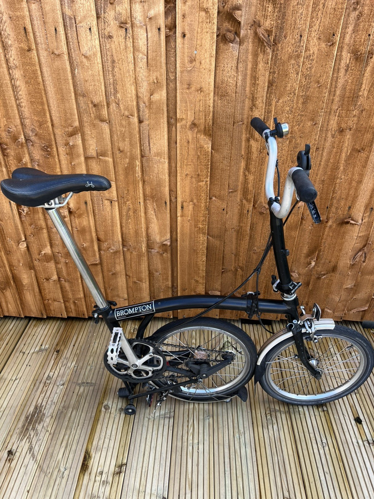Brompton Bike Black Folding M3L 3 Speed - ✅ FREE & FAST DPD Delivery🚚