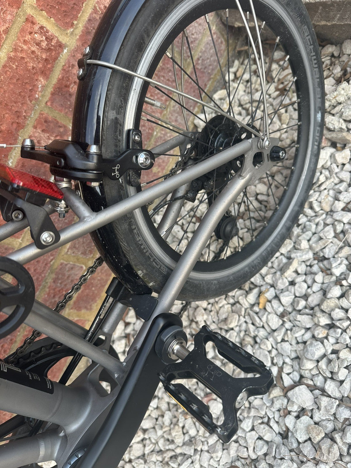 Brompton T Line M bar  4speed Extended Seatpost