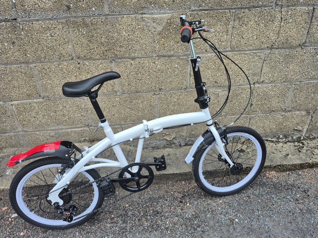 20inch Folding Bike Adjustable 6 Speed Adults Bicycle Alloy Foldable City Bike