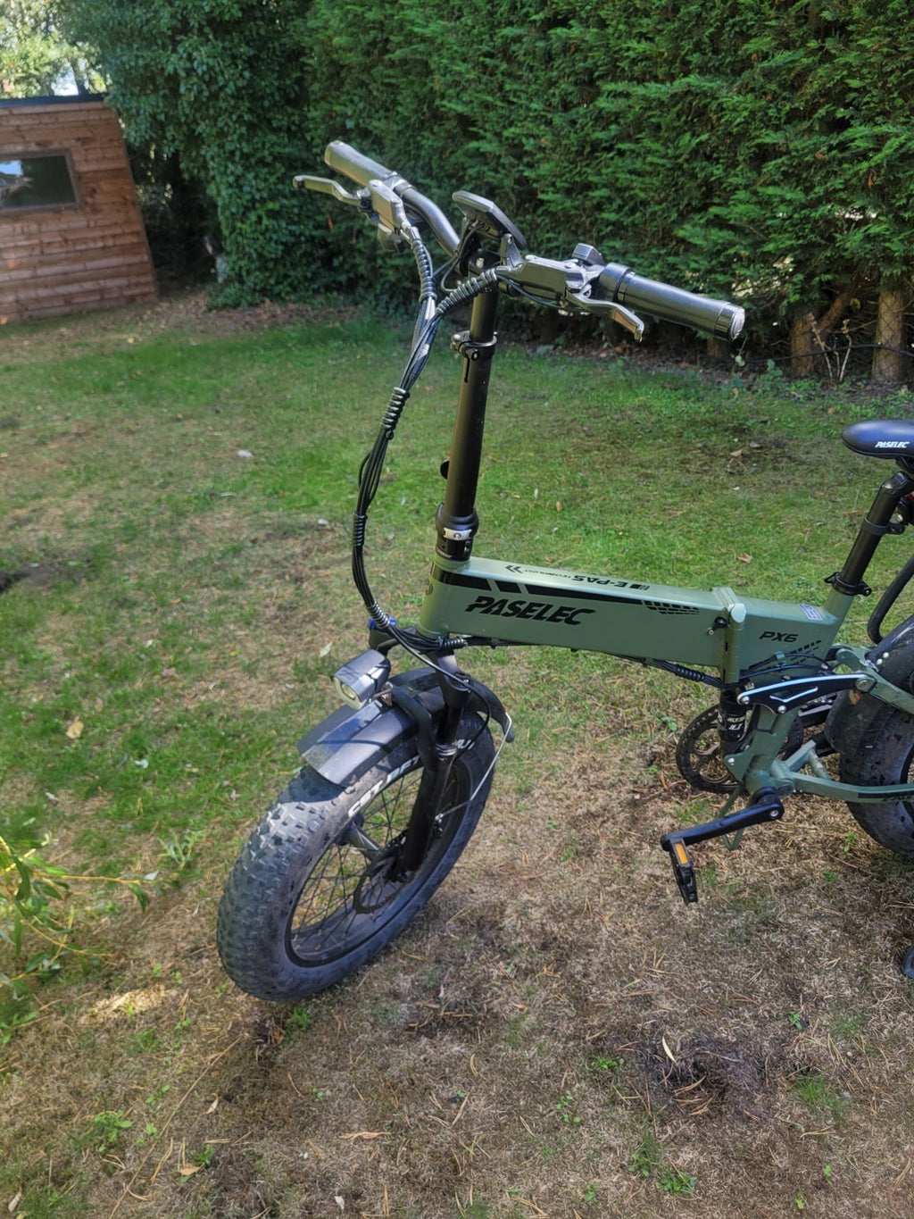 Paselec PX6 Folding Bike - Suspension, Charger, x2 Keys, Spare Motors