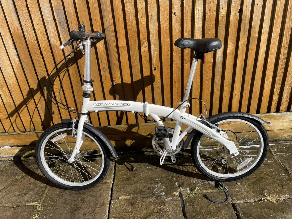 Two Land Rover City Lite Folding Bike 6 Speed Bicycle Fully Ridable With Cases