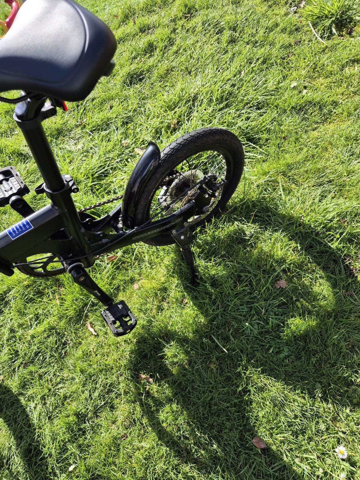 Ecosmo 16" Wheel Lightweight Alloy Folding Bicycle Bike 6 SP,Dual Disc