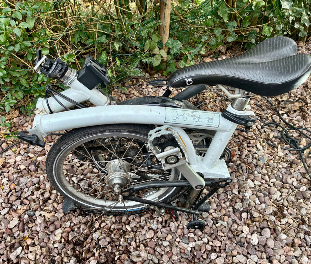 brompton folding bike 6 speed c line