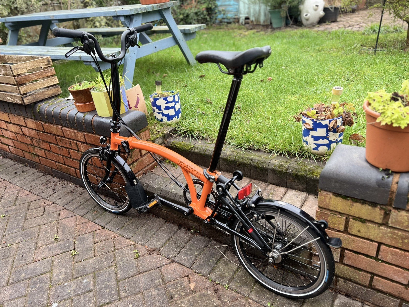 Brompton M6L Black Edition - Orange - Rare Ltd Edition colour and spec